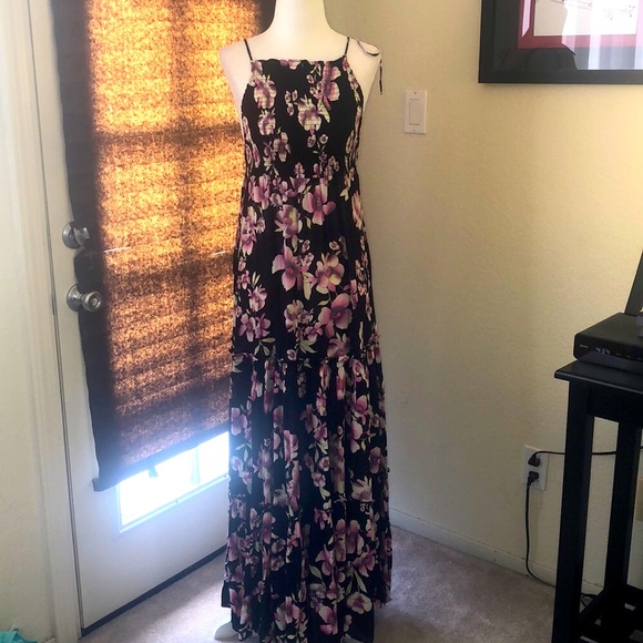 Free People Garden Party Onyx Floral Maxi Dress - Picture 7 of 12